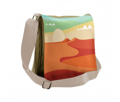 Abstract Desert and Sky Art Messenger Bag