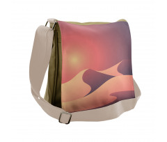 Warm Colors Sky and Desert Messenger Bag