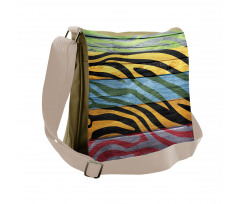 Colorful Animal Messenger Bag