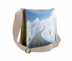 Road into the Mountains Messenger Bag