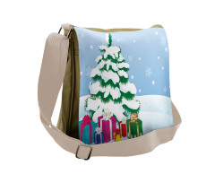 Presents Under a Tree Messenger Bag