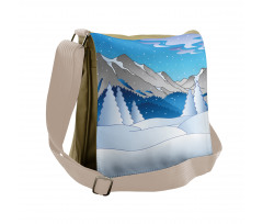 Mountainous Scenery Messenger Bag