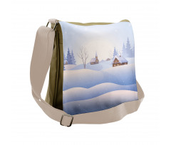 Village Landscape View Messenger Bag