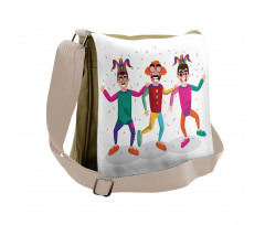 Funny Crazy Entertainer Men Messenger Bag