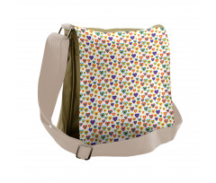 Abstract Hearts Messenger Bag