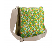 Ripe Mango Branches Messenger Bag