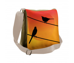 Avian Animal Sunset Messenger Bag