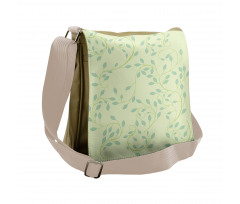 Abstract Grape Leaves Ivy Messenger Bag