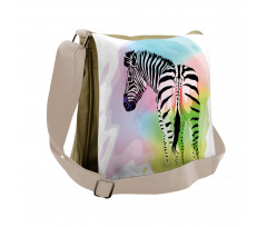 Striped Safari Animal Messenger Bag