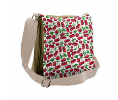 Cartoon Summer Fruit Art Messenger Bag