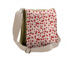 Summer Love Scattered Fruit Messenger Bag