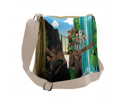 3 Youngsters Exploring Messenger Bag