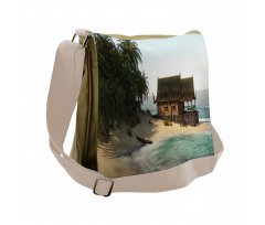 Island House on the Coast Messenger Bag