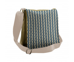 Classic Three-Angle Shapes Messenger Bag