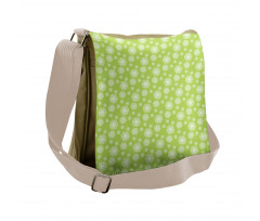 Botanical on Polka Dots Messenger Bag