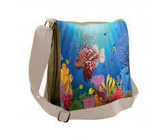 Colorful Marine Scenery Messenger Bag