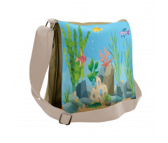 Exotic Fish and Seaweed Messenger Bag