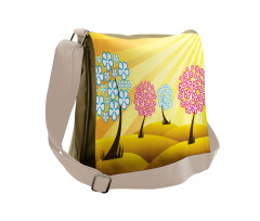 Blooming Trees Messenger Bag