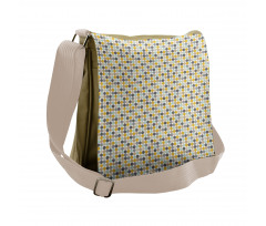 Rounded Squares Messenger Bag