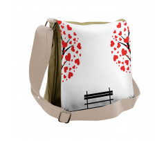 Heart Romance Love Art Messenger Bag