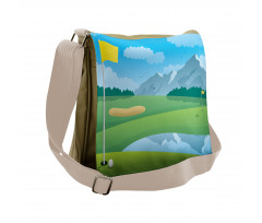 Golfing Field Messenger Bag