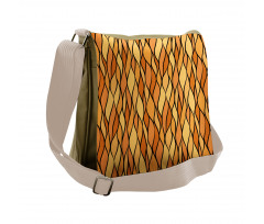 Abstract Mosaic Waves Messenger Bag