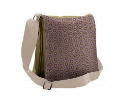 Mosaic Like Intricate Dots Messenger Bag