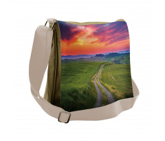 Tuscany Tangerine Sky Messenger Bag