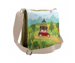 Road Tripping Family Messenger Bag