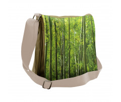 Exotic Tropical Bamboo Messenger Bag