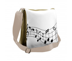 Graphic Design of Sounds Messenger Bag