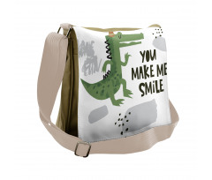 You Make Me Smile Messenger Bag