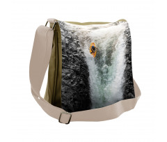 Cliffs Waterfall Canoe Messenger Bag