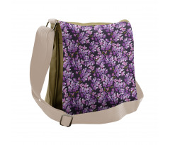 Paintbrush Summer Flora Messenger Bag