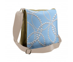 Pearl Necklace Bracelet Messenger Bag