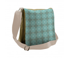 Oriental Curving Strokes Messenger Bag