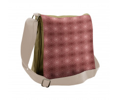 Warm Toned Vintage Pattern Messenger Bag