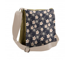 Continuous Cherry Blossom Messenger Bag