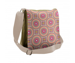 South Eastern Floral Art Messenger Bag