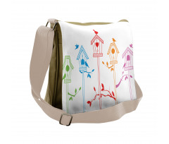 Flying Bird Nest Roof Messenger Bag