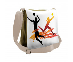 Male and Female Striking Messenger Bag