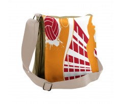 Summer Tones Lady Player Messenger Bag