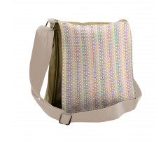 Horizontal Linked Chain Messenger Bag