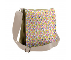 Circles Lines Dot Messenger Bag