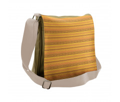 Lines Triangles Messenger Bag