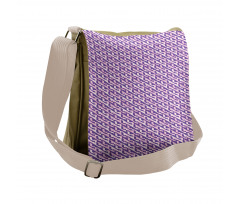 80's Style Motifs Messenger Bag