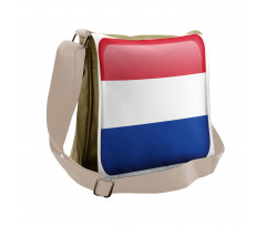 Holland Flag as Square Shape Messenger Bag