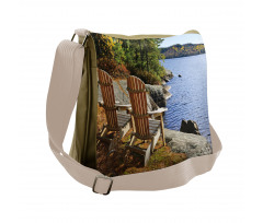 Adirondack Chairs Shore Messenger Bag