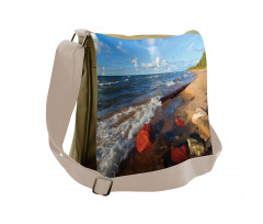 Beachy Summer Scenery Messenger Bag