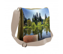 Scenic View Countryside Messenger Bag